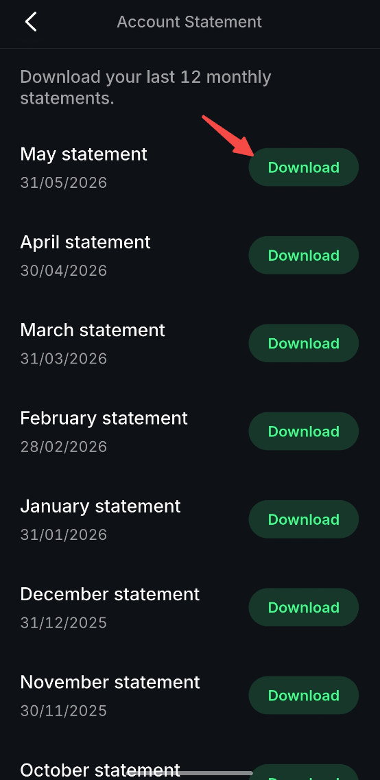 Account Statement