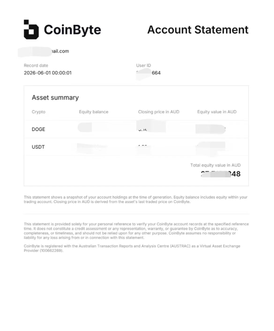 Account Statement
