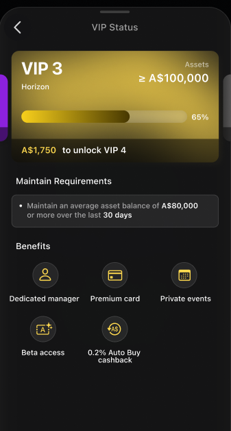 account vip