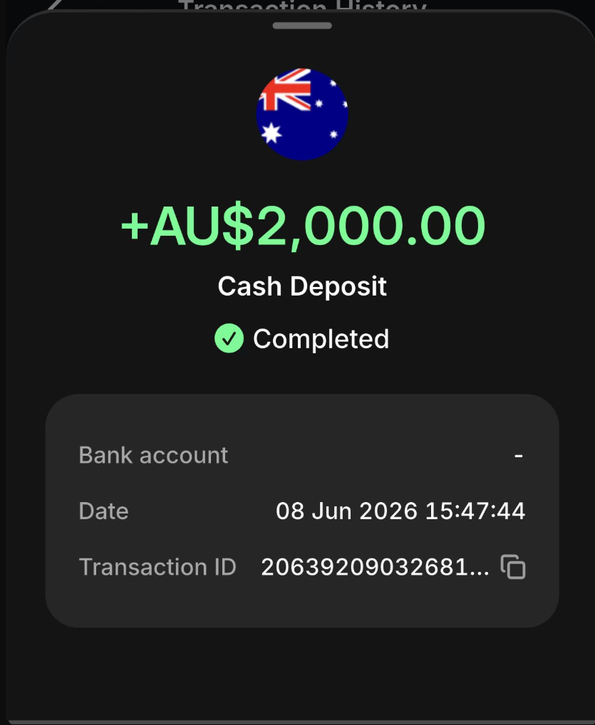 transaction histroy