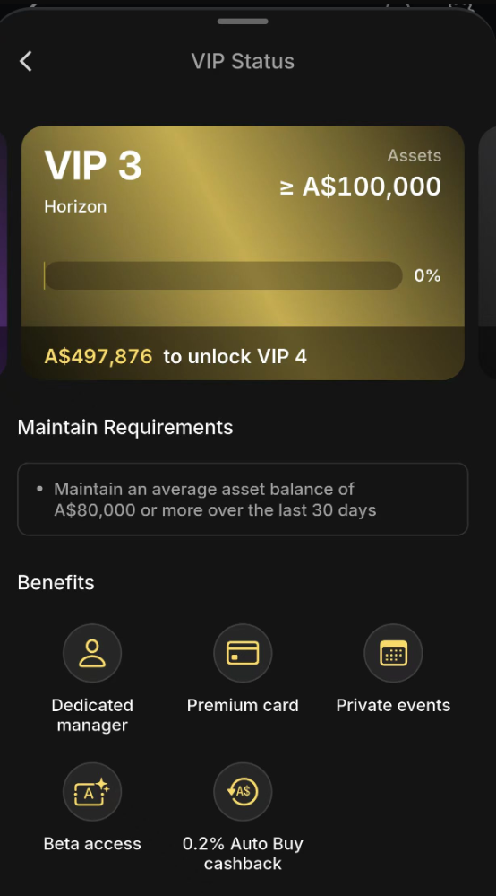 account vip