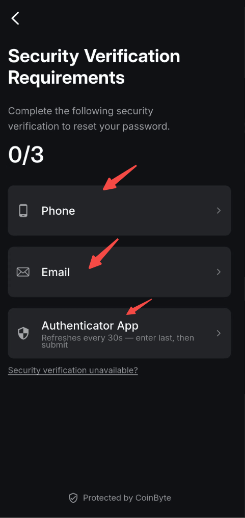 reset password security